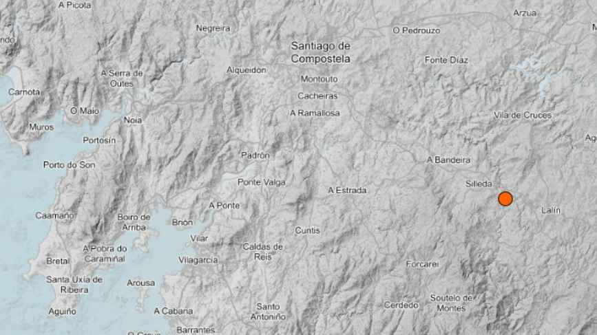 Rexístrase un sismo de magnitude 3.3 con epicentro en Silleda