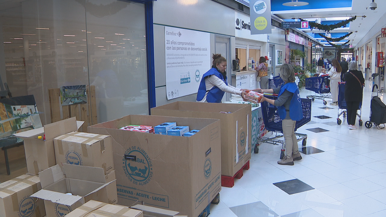 A gran recollida agarda reunir dez millóns de quilos de alimentos