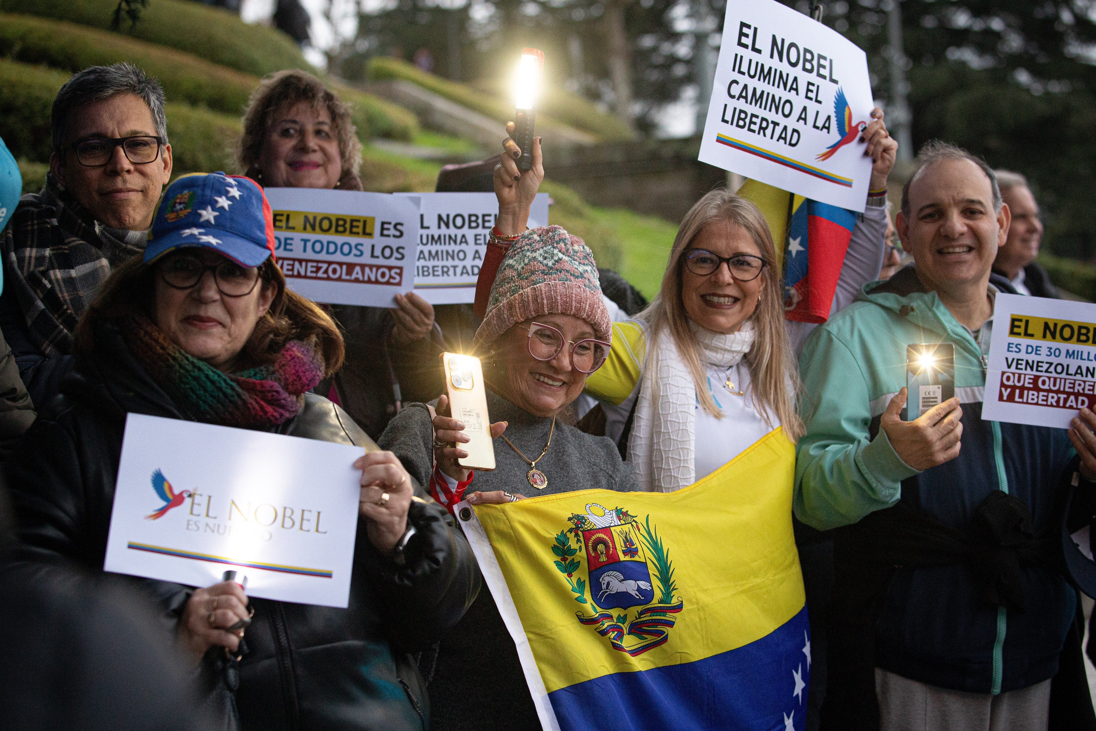 A comunidade venezolana en Vigo sae á rúa en solidariedade con María Corina Machado