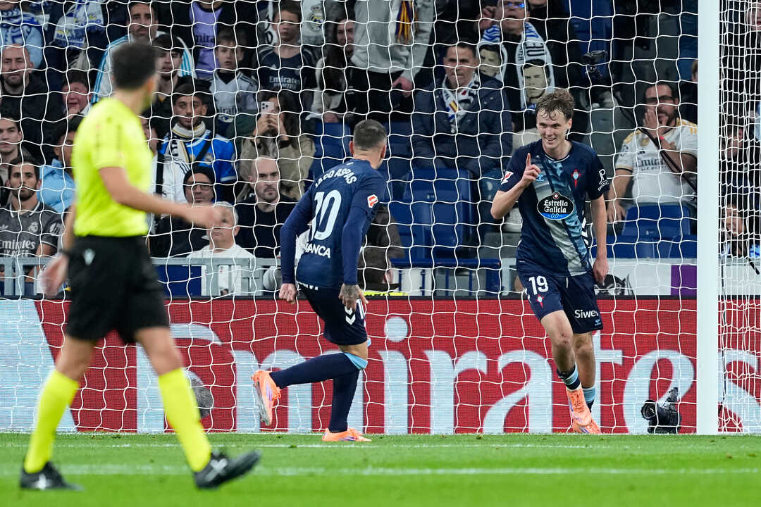 Un kraken sae de paseo pola Castellana e consuma o asalto do Celta ao Santiago Bernabéu