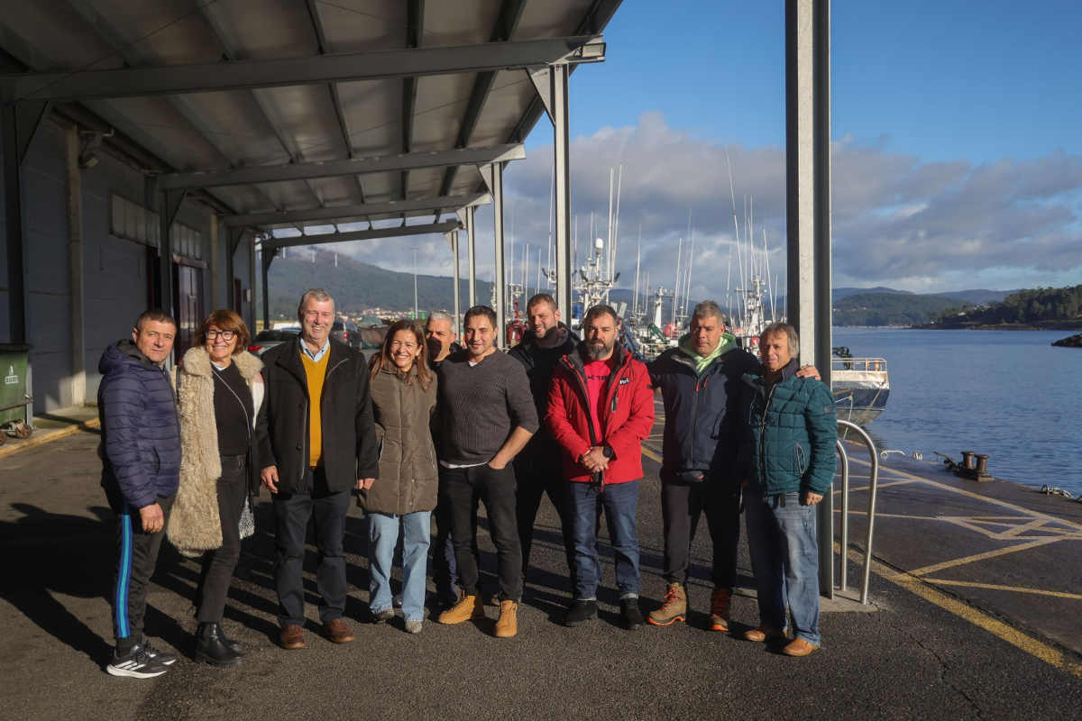 Marta Villaverde visita Porto do Son e Portosín e recalca a necesidade de “traballarmos xuntos contra o acordo dos TACs de Bruxelas”