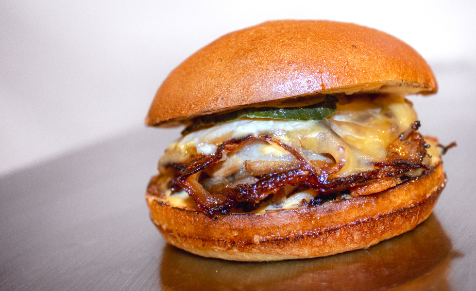 Una hamburguesa innovadora con carne de chashu japonesa