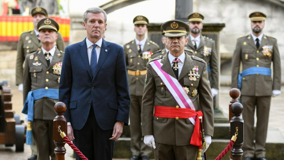 El presidente de la Xunta asiste a los actos institucionales de la Pascua Militar en A Coruña