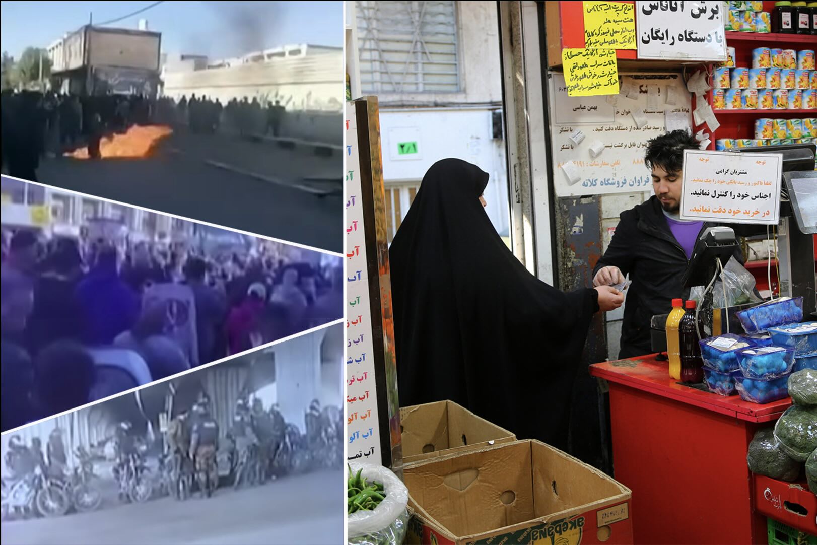 En Irán, cuatro actos de las raíces de la ira popular