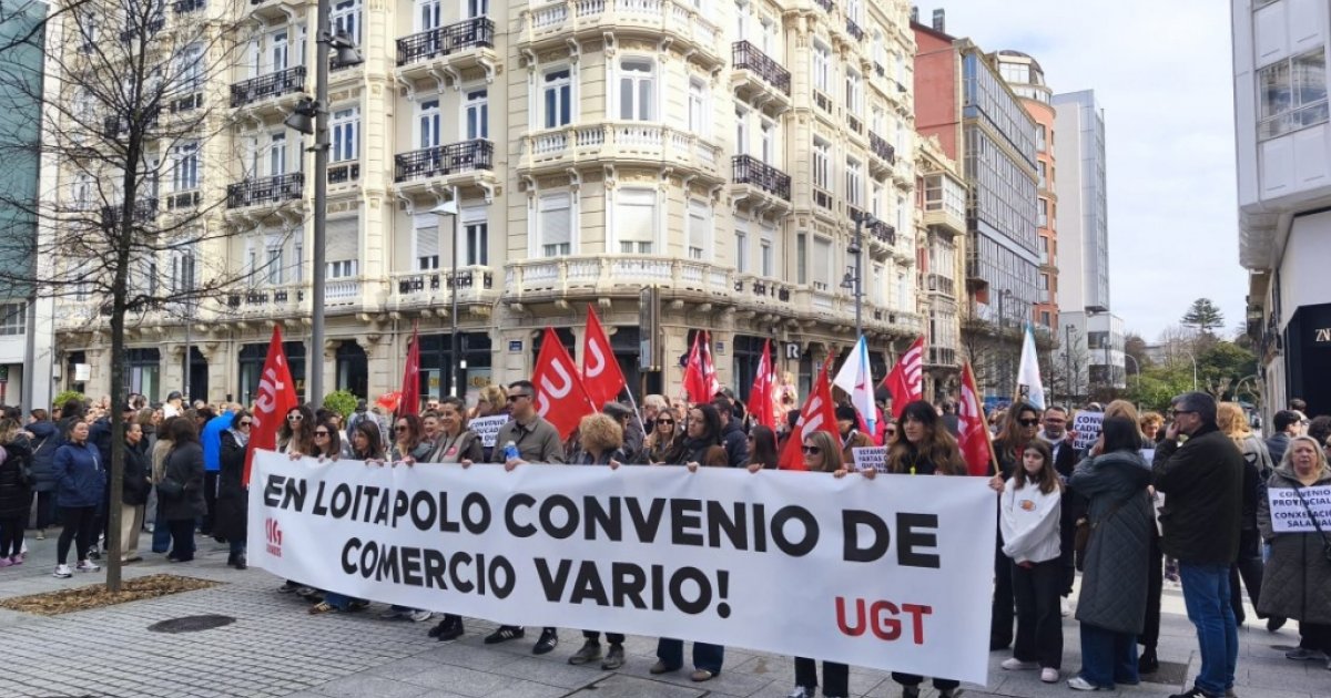 Dependentas da Coruña, na rúa contra un convenio estatal "que suporía retroceder 20 anos"