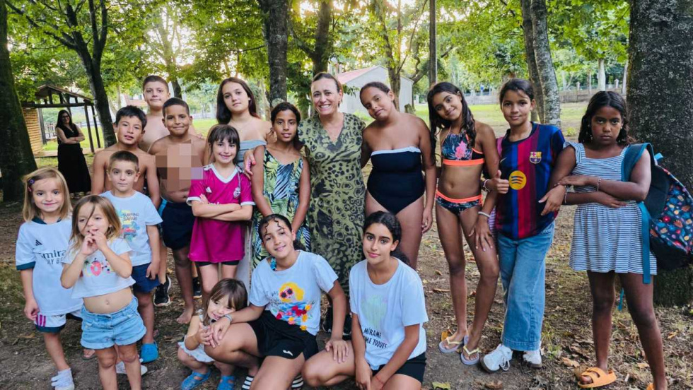 Mos despide a los niños saharauis de "Vacaciones en Paz"